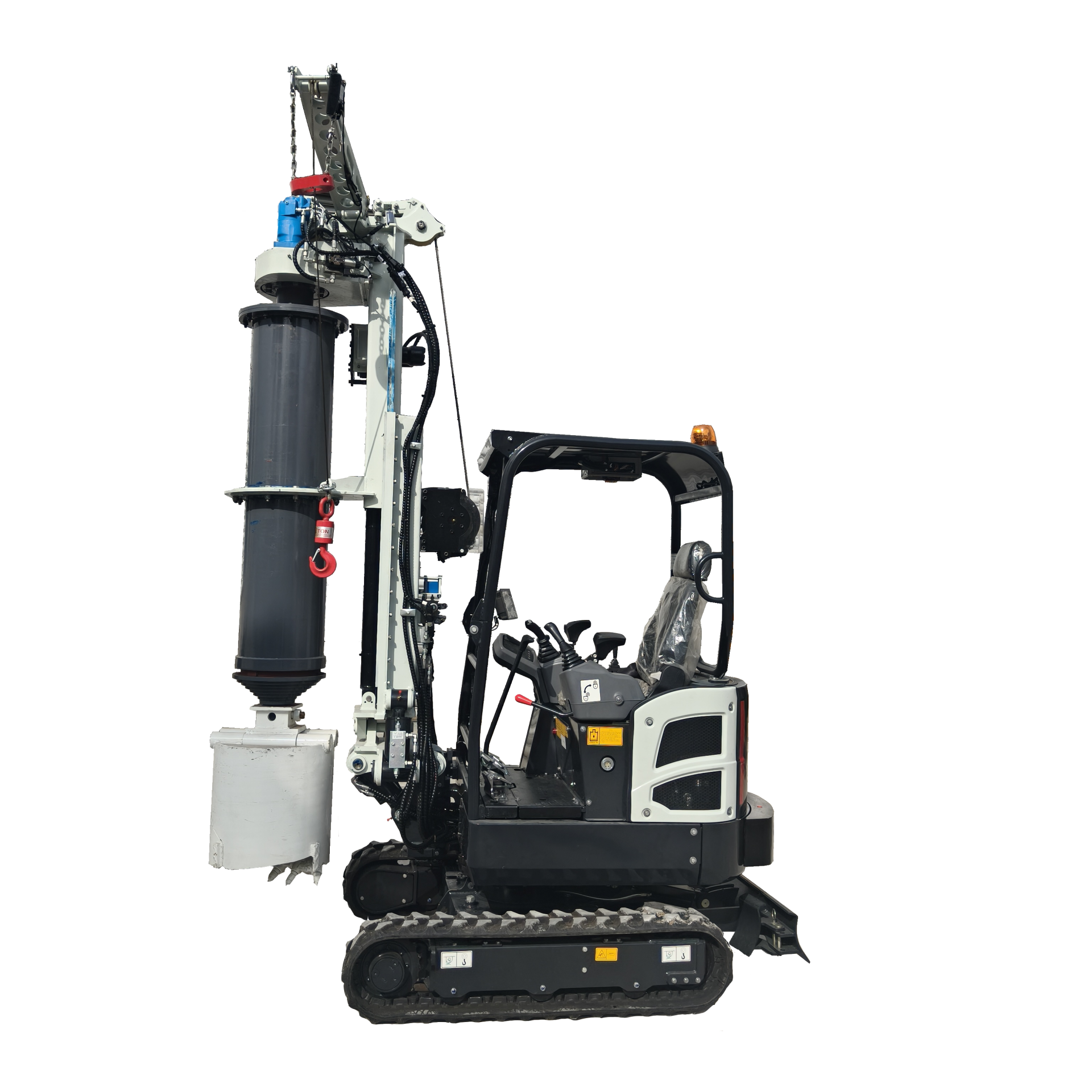 FR6 Mini Drill Attachment on its carrier