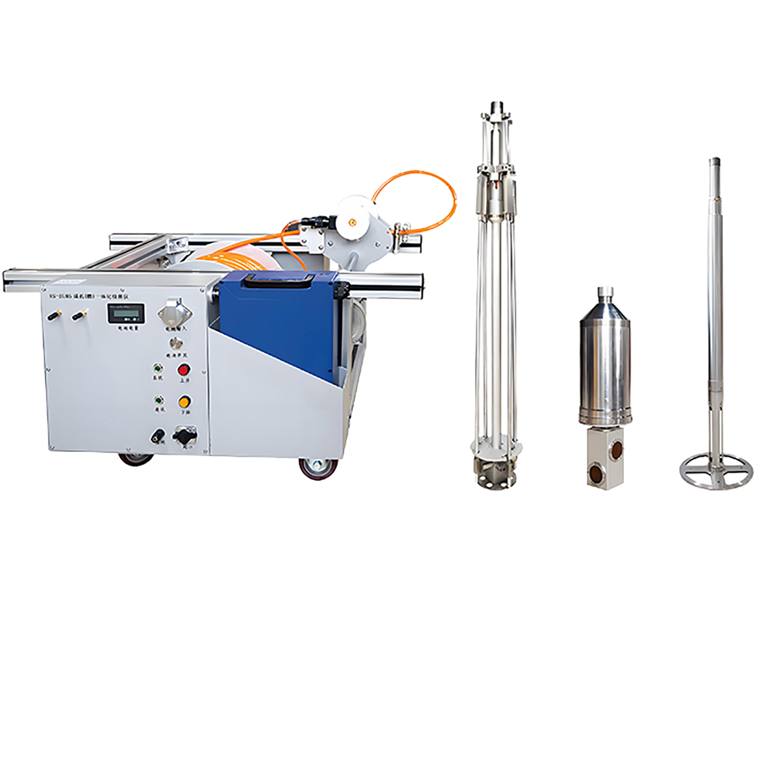 CESCO Caliper Logging Test (Mechanical) — winch unit and mechanical scanning probes