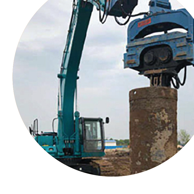 Excavator Attachment Excavator Vibro Hammer